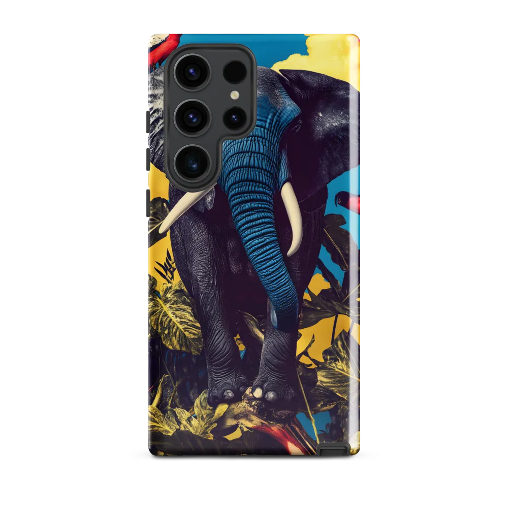 Elephant Dreams in Vibrant Colors | Phone Case |  S23 Ultra | Tough Case | Glossy