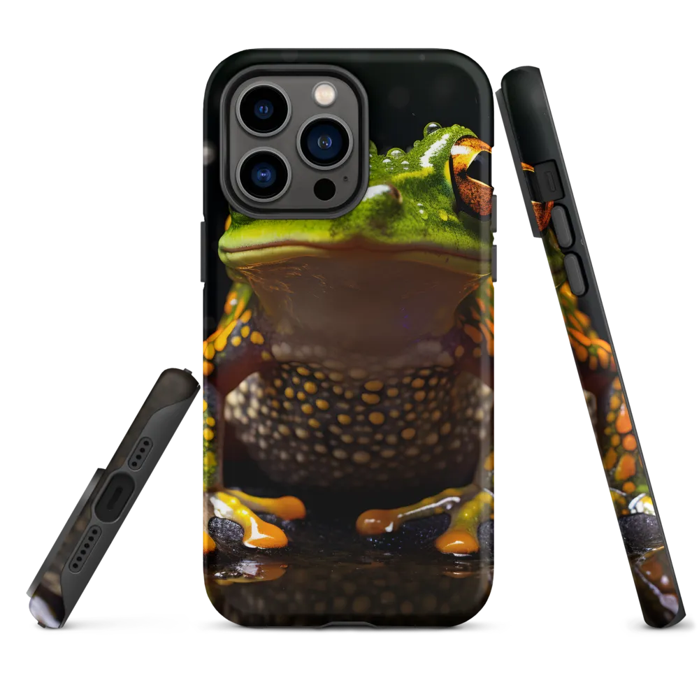 Emerald Elegance: The Frog in Focus