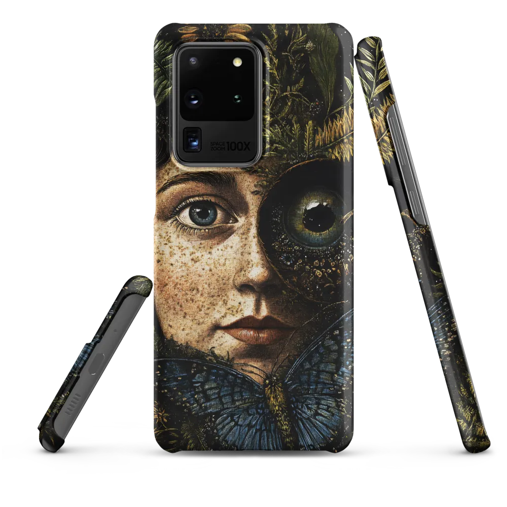 Nature's Embrace: A Surreal Portrait | Phone Case |  S20 Ultra | Snap Case | Matte