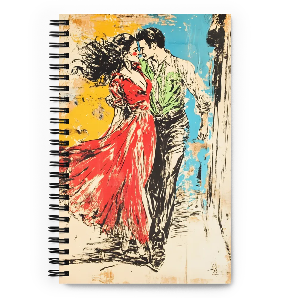 Dance of Passion | Spiral Notebook