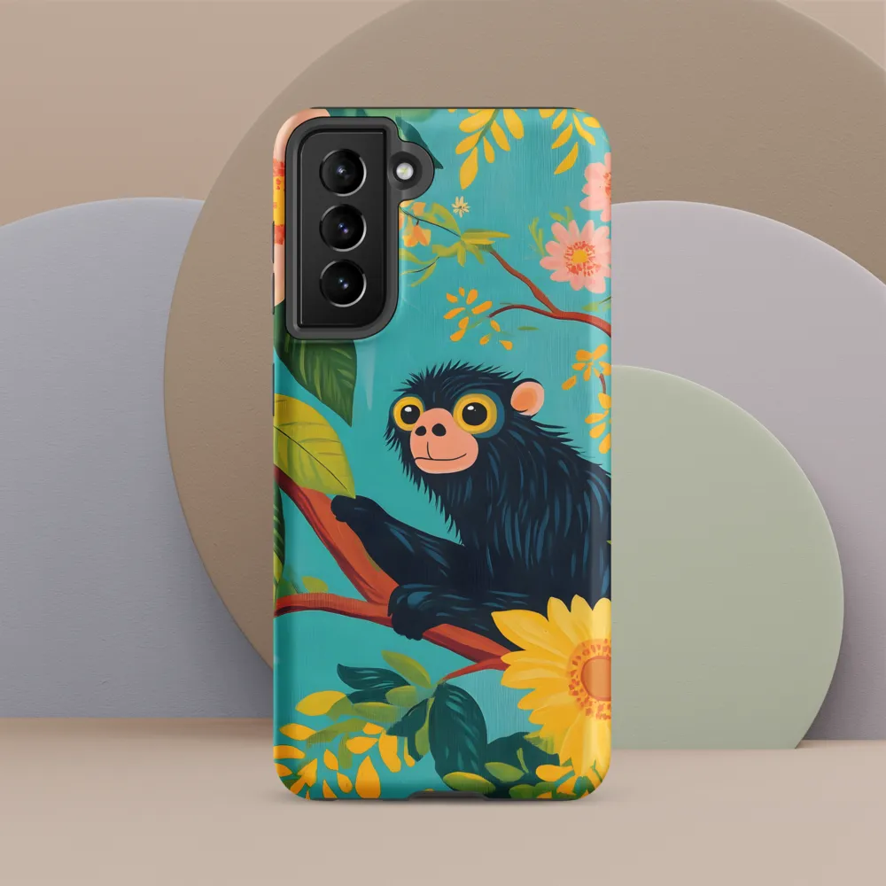 Joyful Encounter in a Floral Paradise