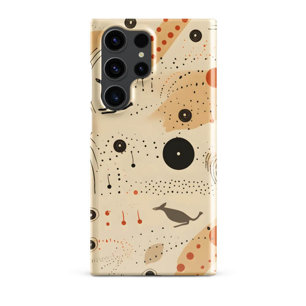 Playful Patterns in Earth Tones | Phone Case |  S23 Ultra | Snap Case | Glossy