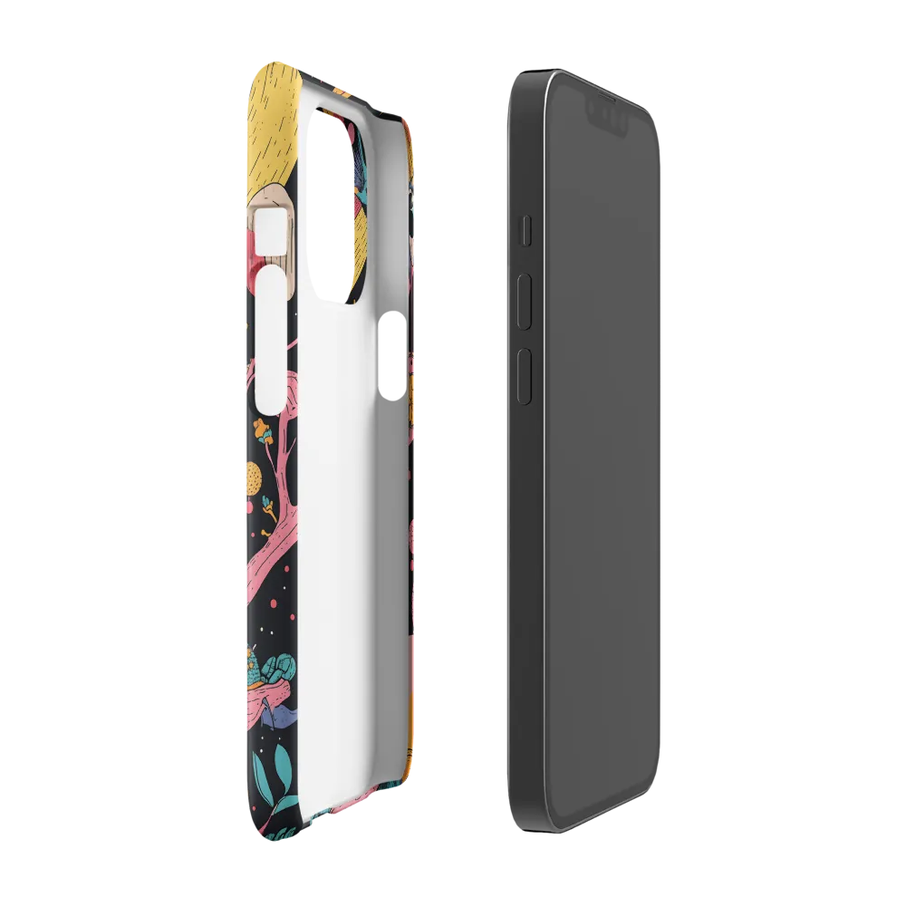 Whimsical Cosmic Owl | Phone Case |  13 Pro | Snap Case | Glossy