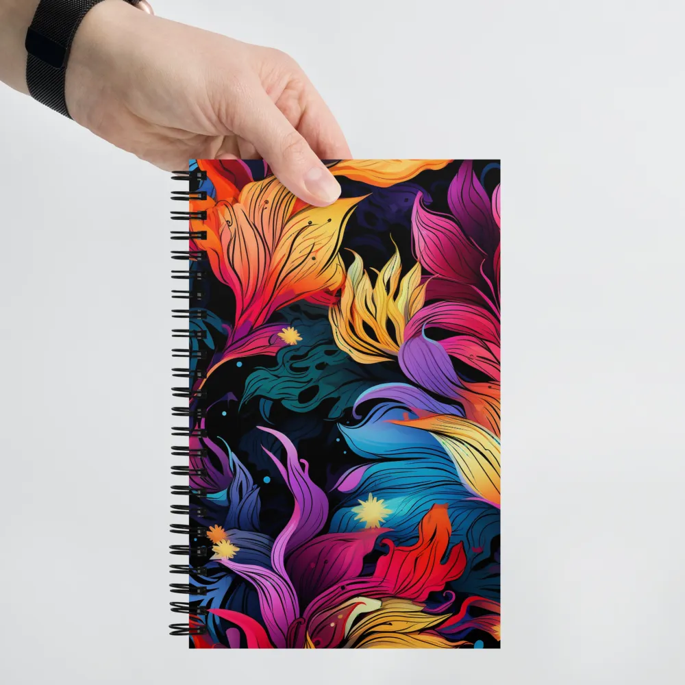 Floral Symphony | Spiral Notebook