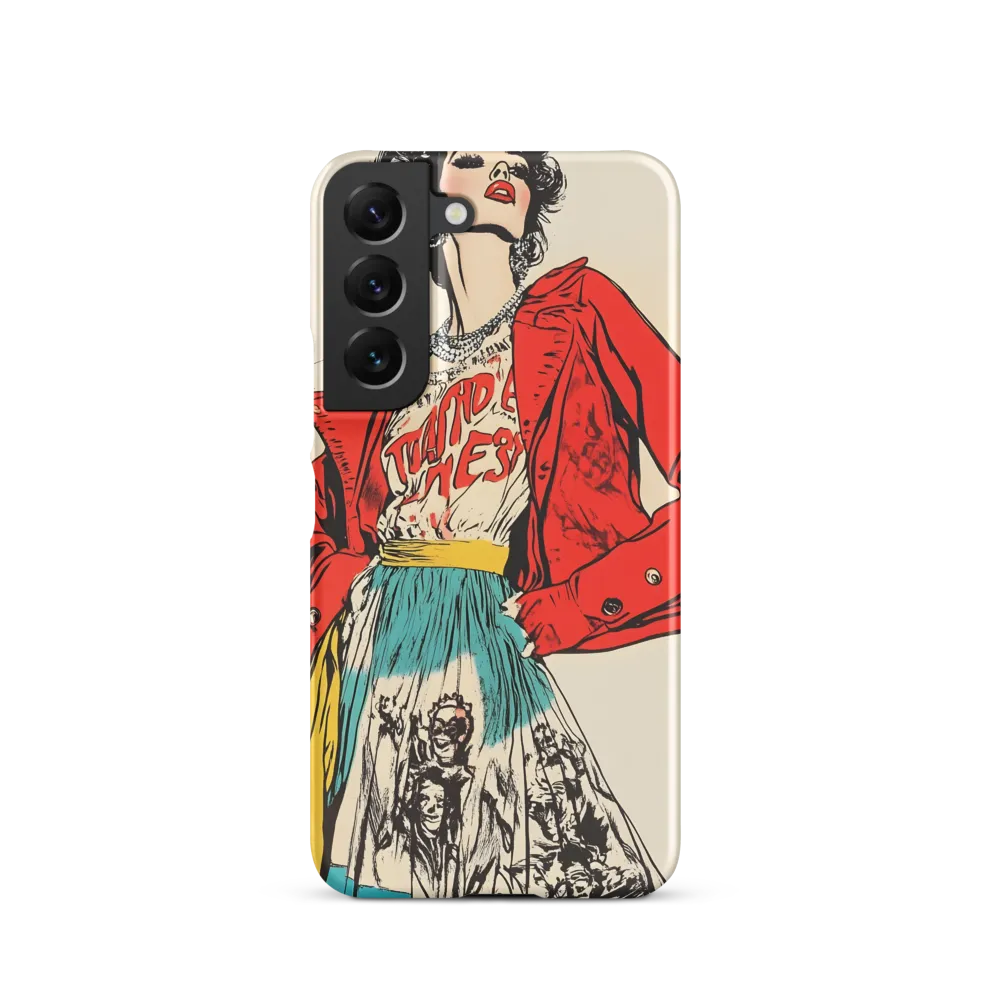 Vibrant Elegance: A Pop Art Fashion Statement