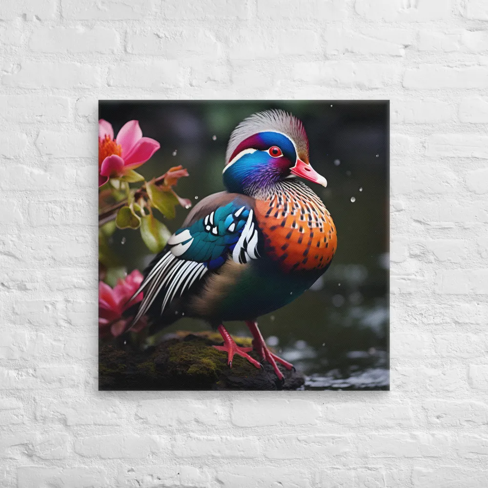 The Majestic Mandarin | Canvas | 28″×28″