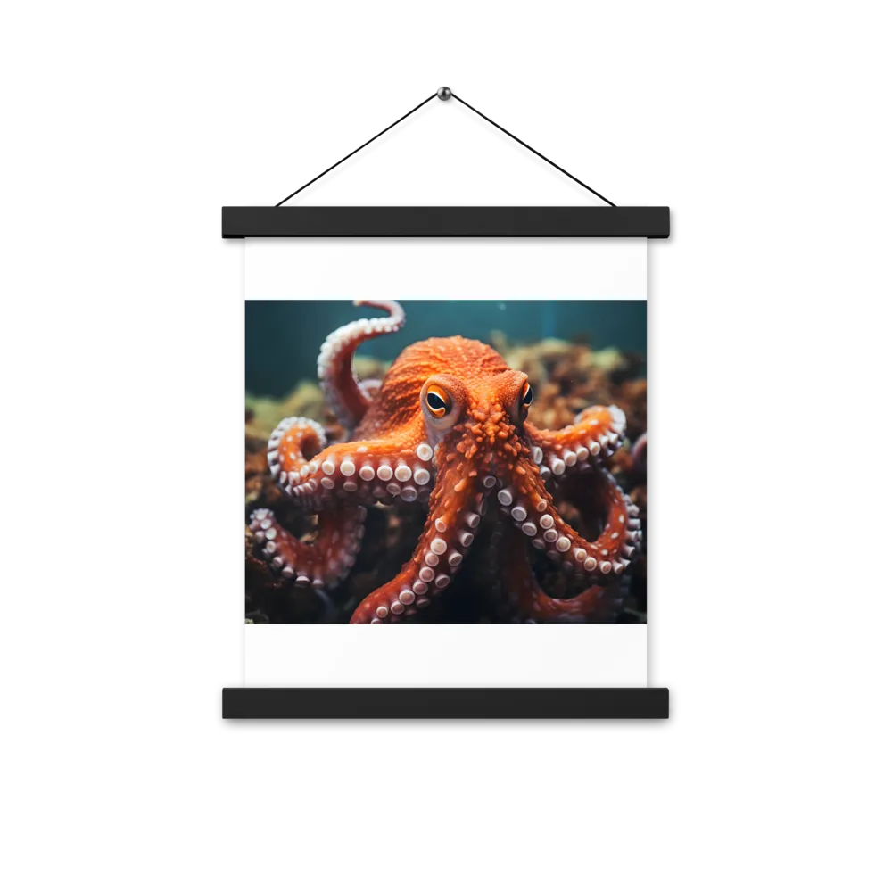 Curious Depths | Poster With Black Wood Hanger | 11″×14″