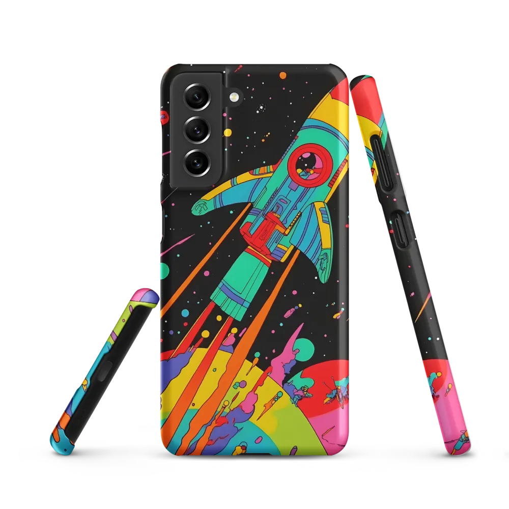 Cosmic Voyage: The Neon Lift-Off