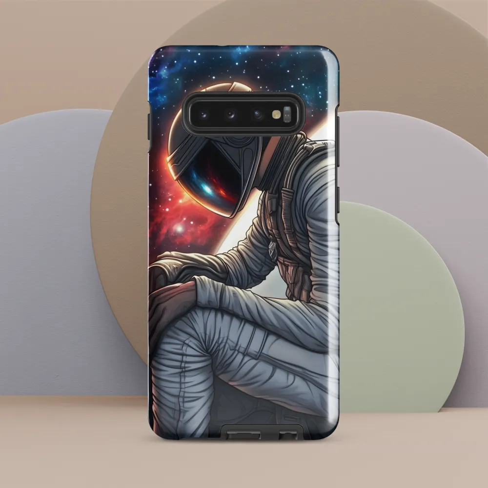 Contemplation in the Cosmos | Phone Case |  S10 Plus | Tough Case | Glossy