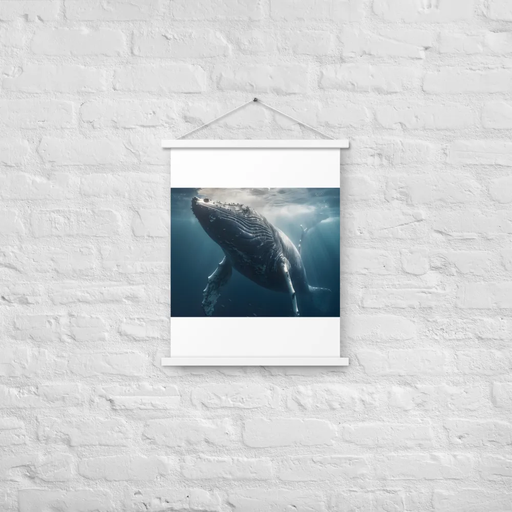 Graced by the Depths | Poster With White Wood Hanger | 18″×24″