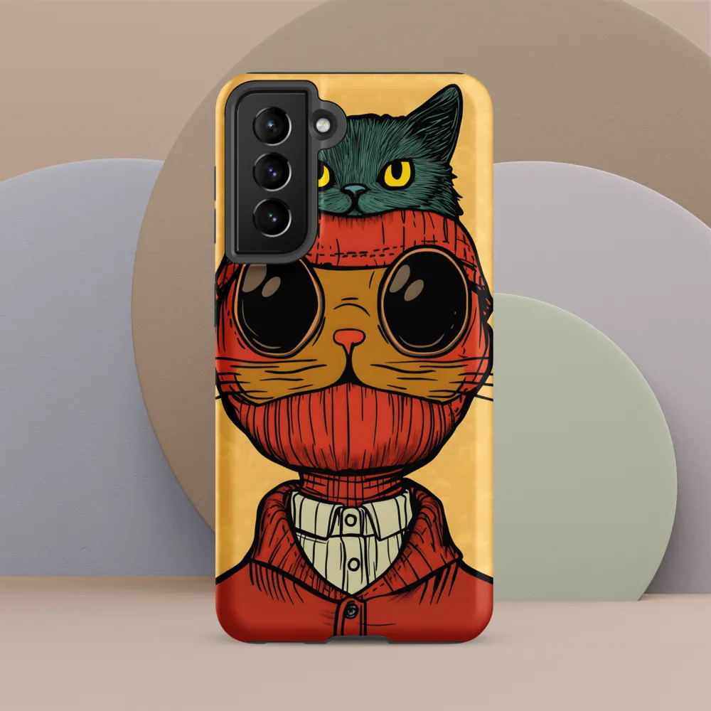 Whimsical Fusion: Cat and Human