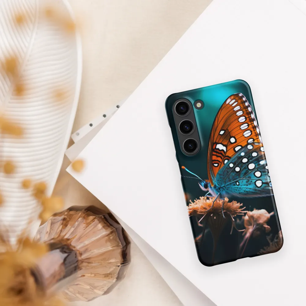 Whispers of Color: The Butterfly's Embrace