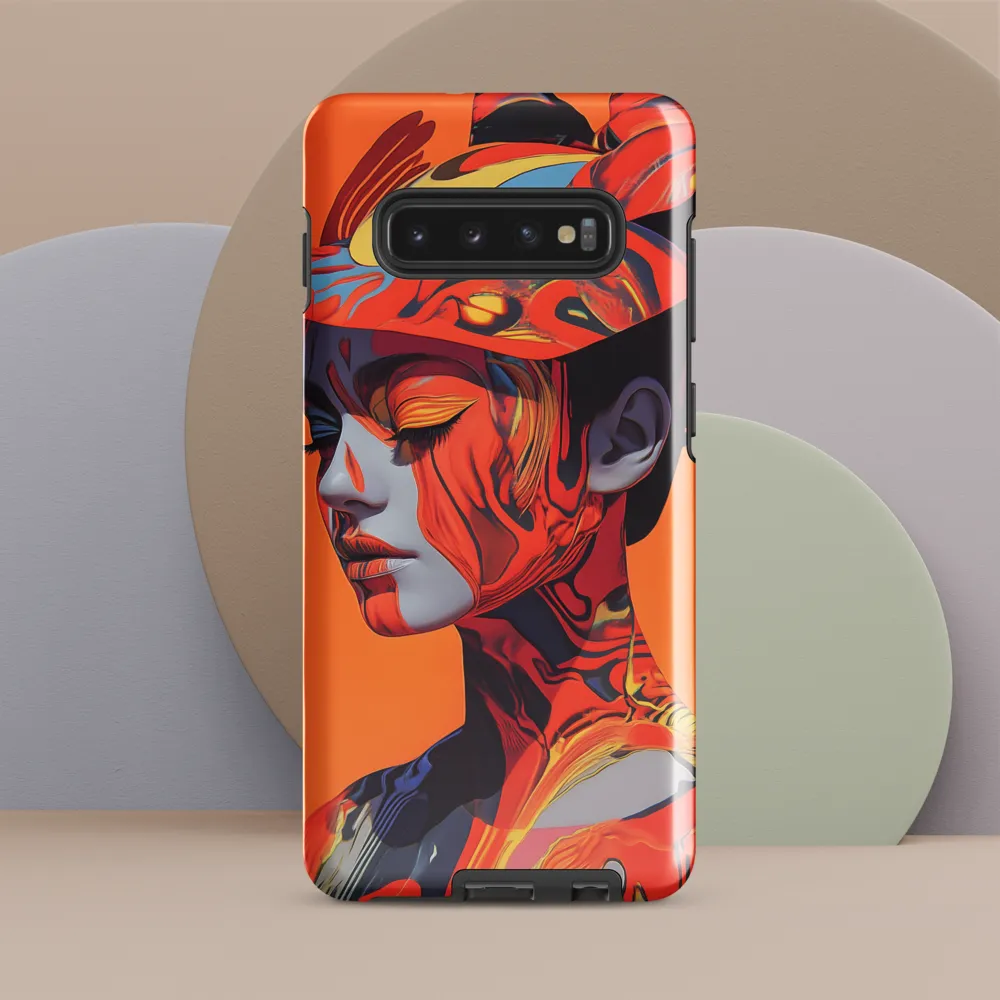 Vibrant Echoes of Identity | Phone Case |  S10 Plus | Tough Case | Glossy