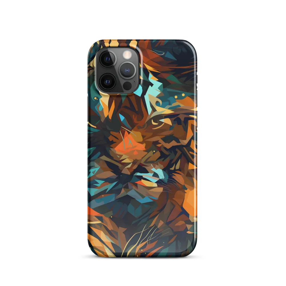 Wild Symphony: Abstract Tigers | Phone Case |  12 Pro | Snap Case | Glossy