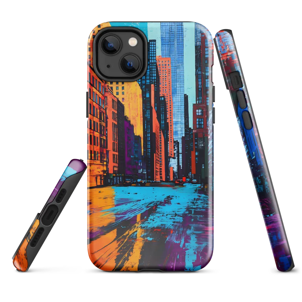 Vibrant Urban Horizons | Phone Case |  14 Plus | Tough Case | Glossy
