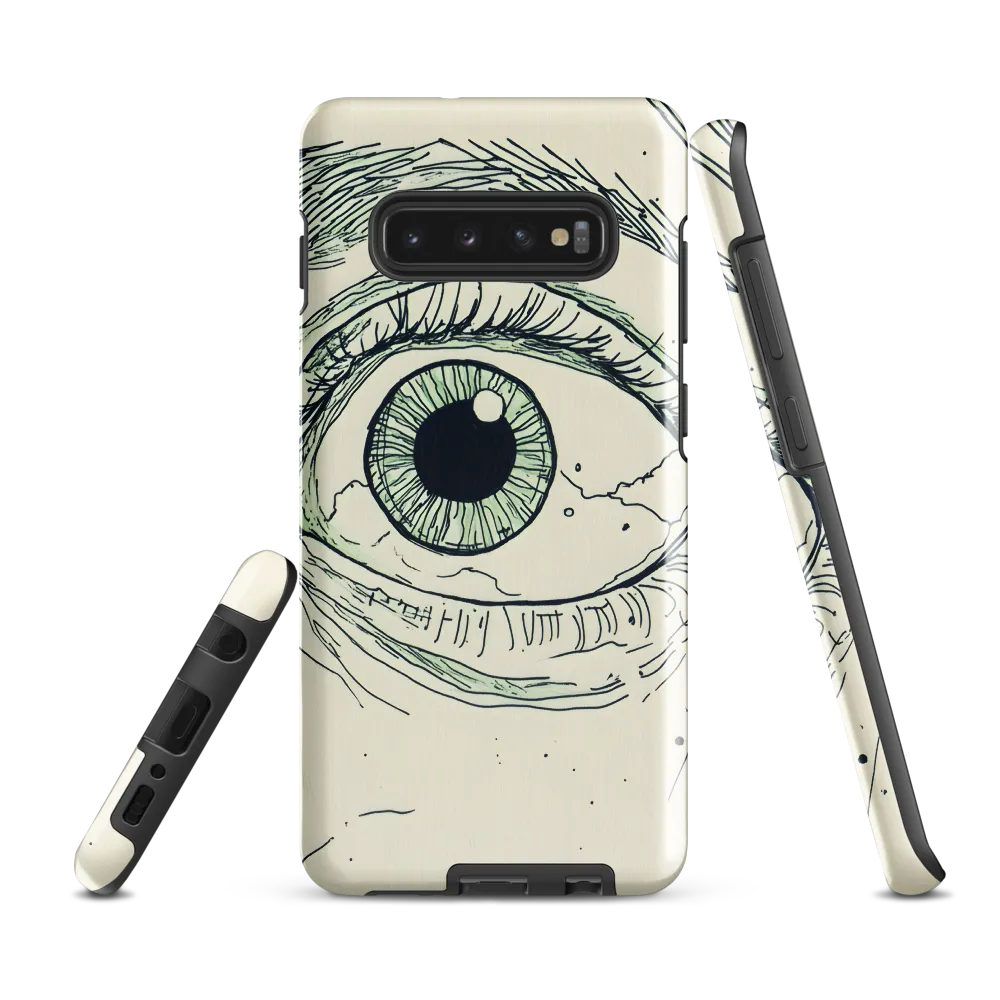 Observant Gaze | Phone Case |  S10 Plus | Tough Case | Glossy