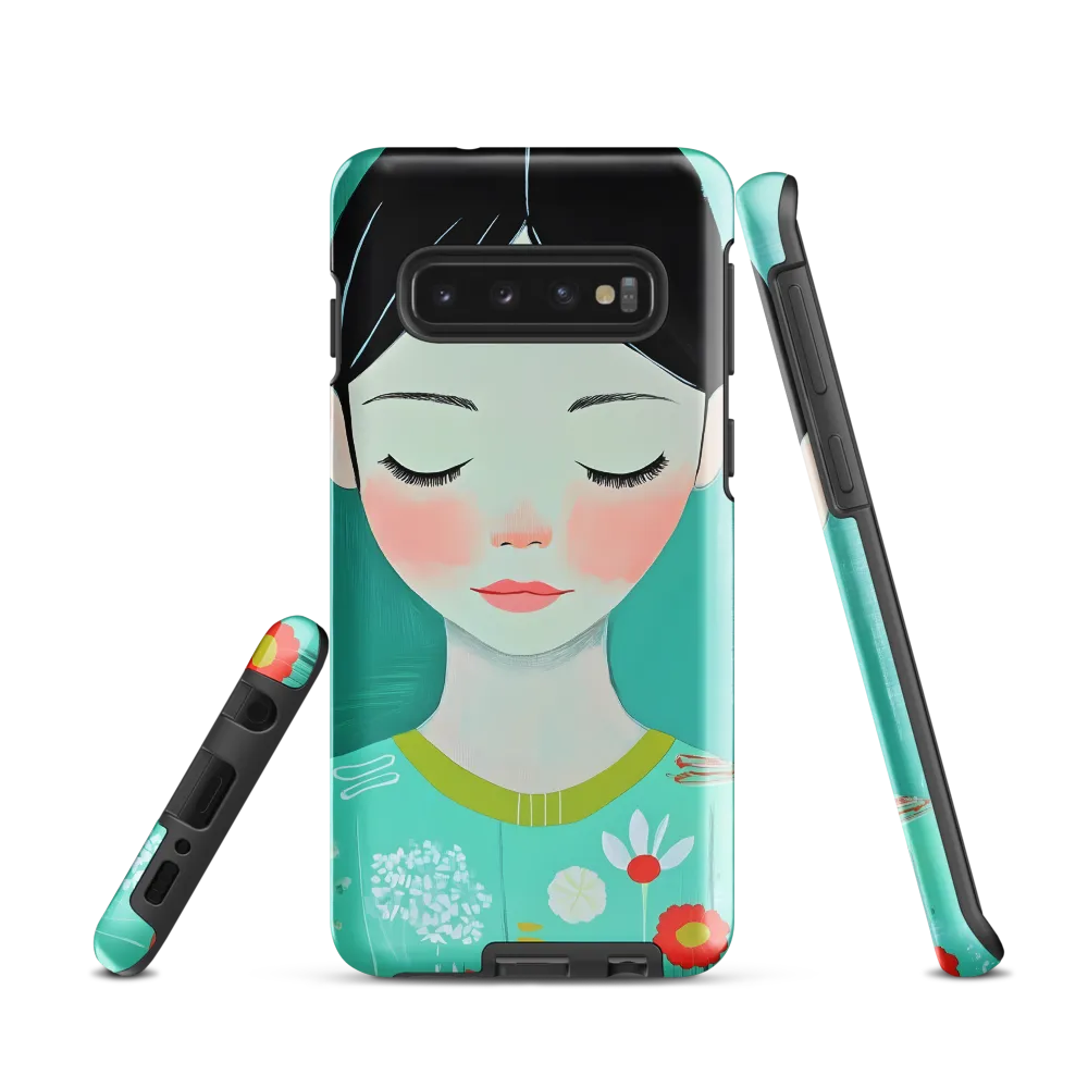 Tranquil Blossom | Phone Case |  S10 | Tough Case | Glossy