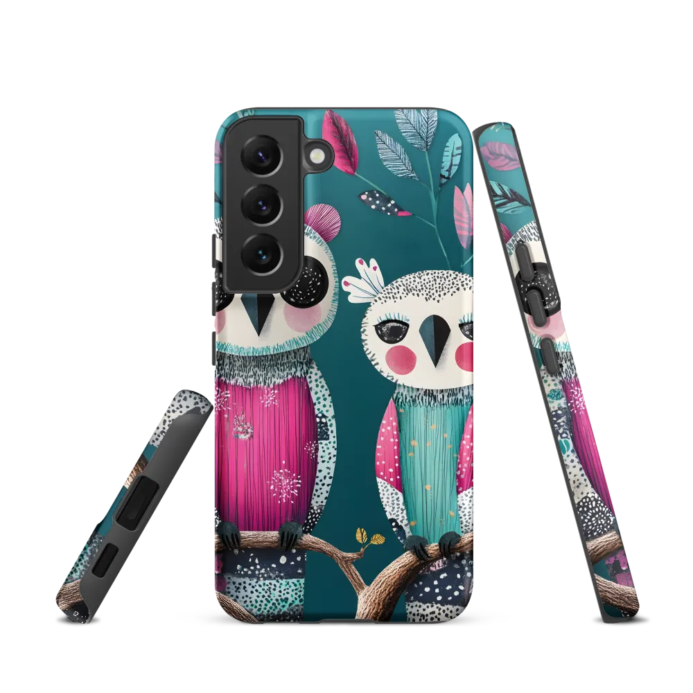 Whimsical Duo: A Celebration of Nature and Color