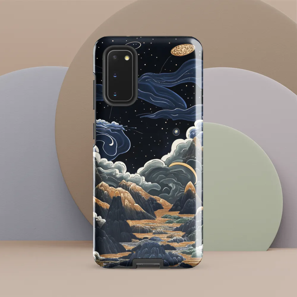 Celestial Harmony: Peaks and Planets