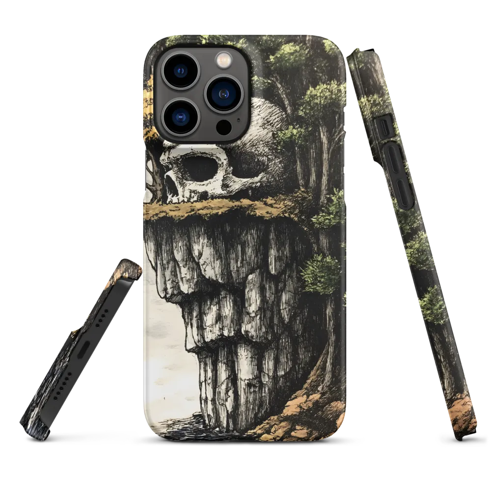 The Whispering Skull: A Surreal Encounter with Nature | Phone Case |  13 Pro Max | Snap Case | Matte