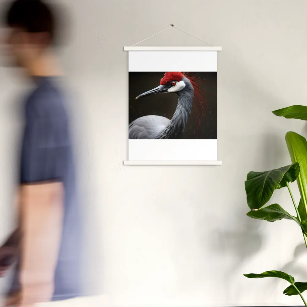 Ember-Crested Elegance | Poster With White Wood Hanger | 18″×24″
