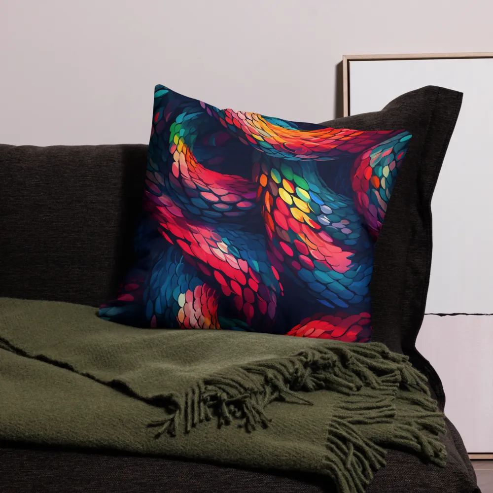 Serpentine Harmony | Pillow | 22″×22″