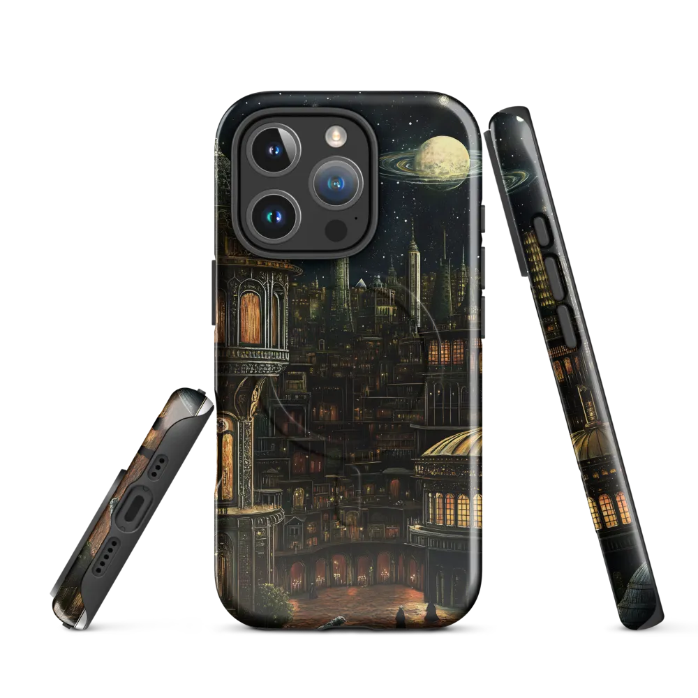 Celestial Enigma: A Surreal Cityscape