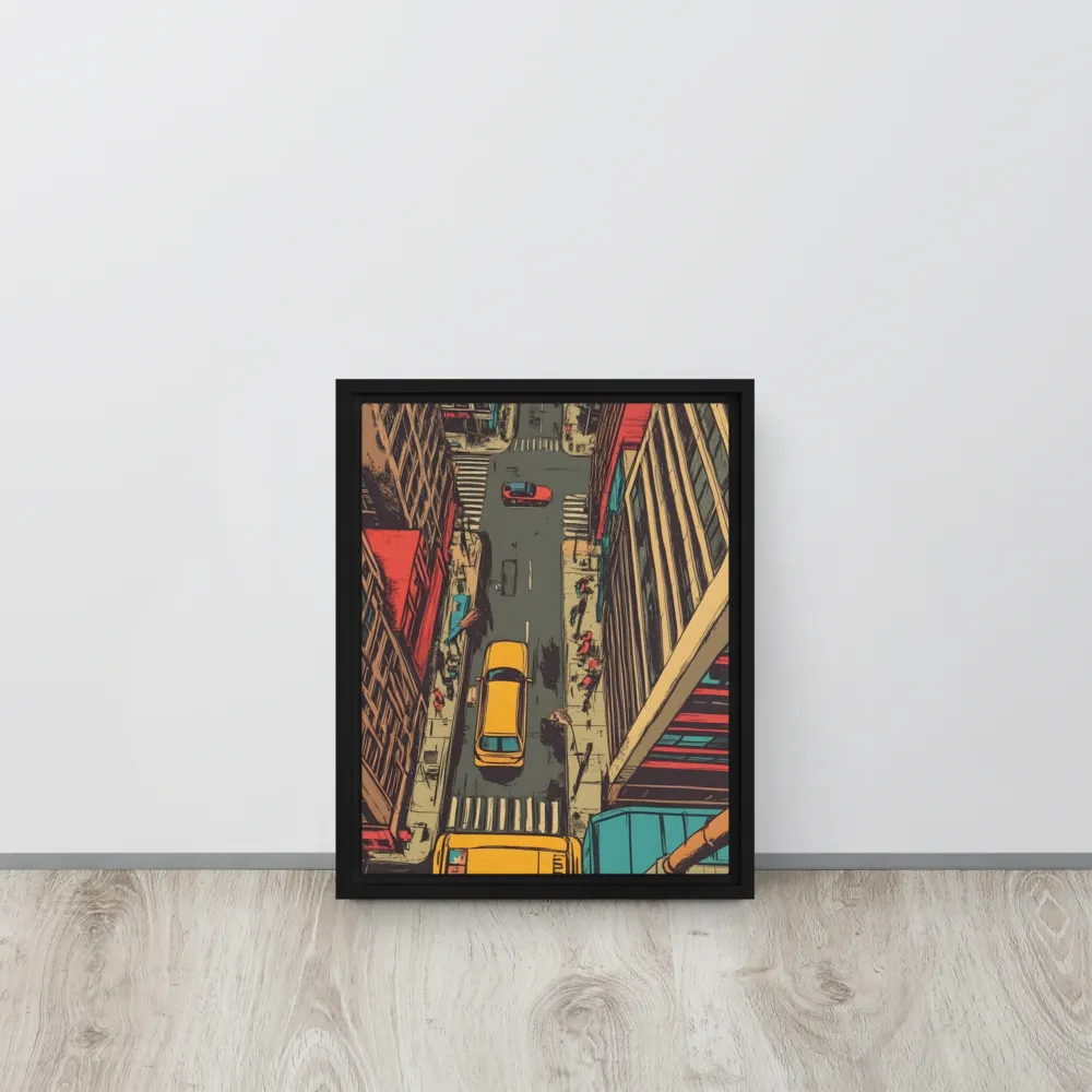 Urban Symphony | Canvas with Black Frame | 11″×14″