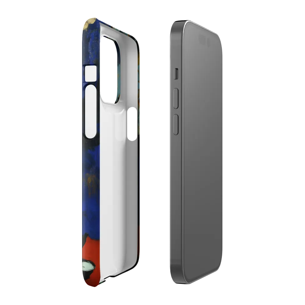 Contemplation Under the Night Sky | Phone Case |  14 Pro | Snap Case | Glossy