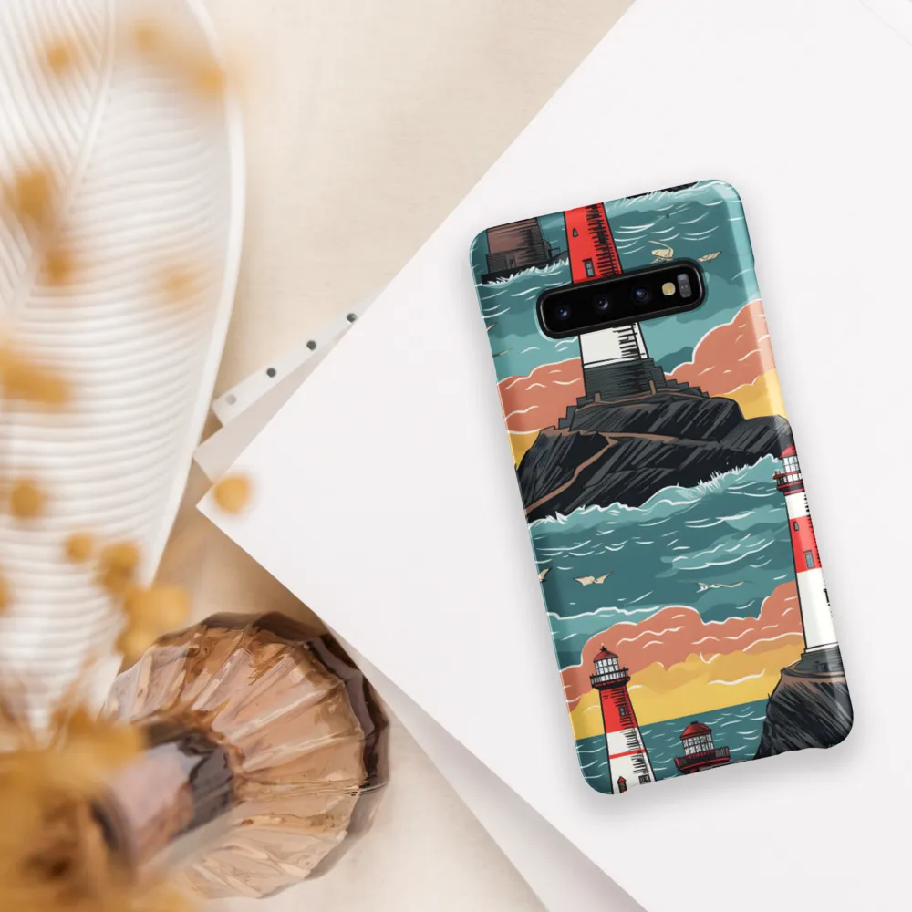Lighthouses in a Whimsical Ocean