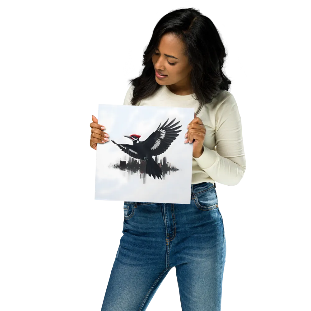 Urban Woodpecker 
 Poster | 10″x 10″