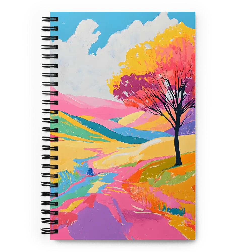 Vibrant Nature's Palette | Spiral Notebook