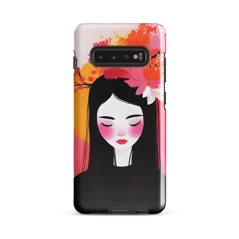 Serenity in Bloom | Phone Case |  S10 Plus | Tough Case | Glossy