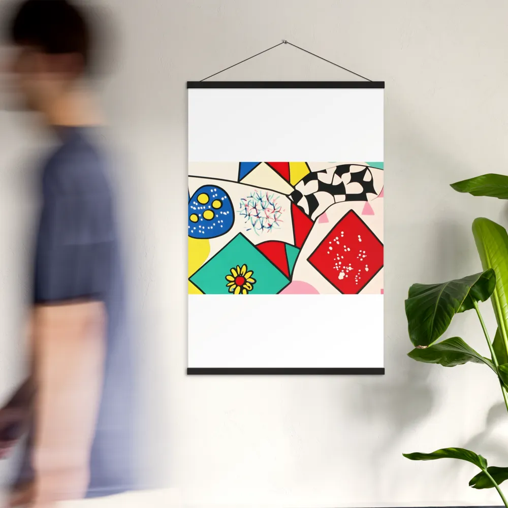 Joyful Geometry: A Playful Dance of Shapes and Colors