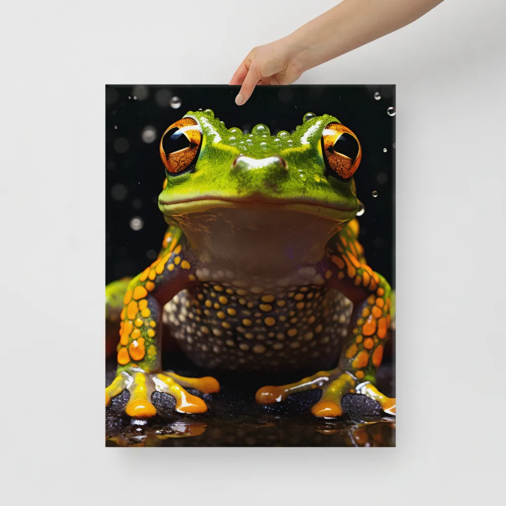 Emerald Elegance: The Frog in Focus