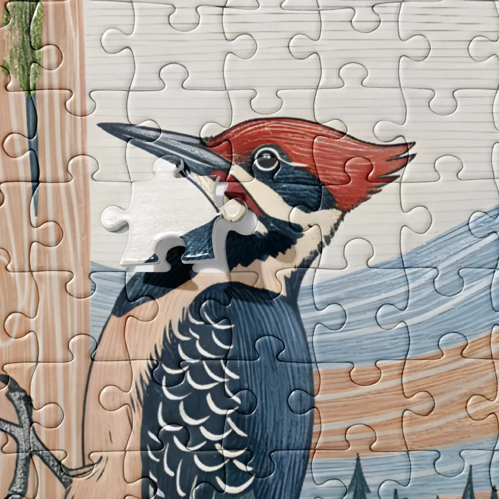 Woodland Woodpecker 
 Jigsaw Puzzle