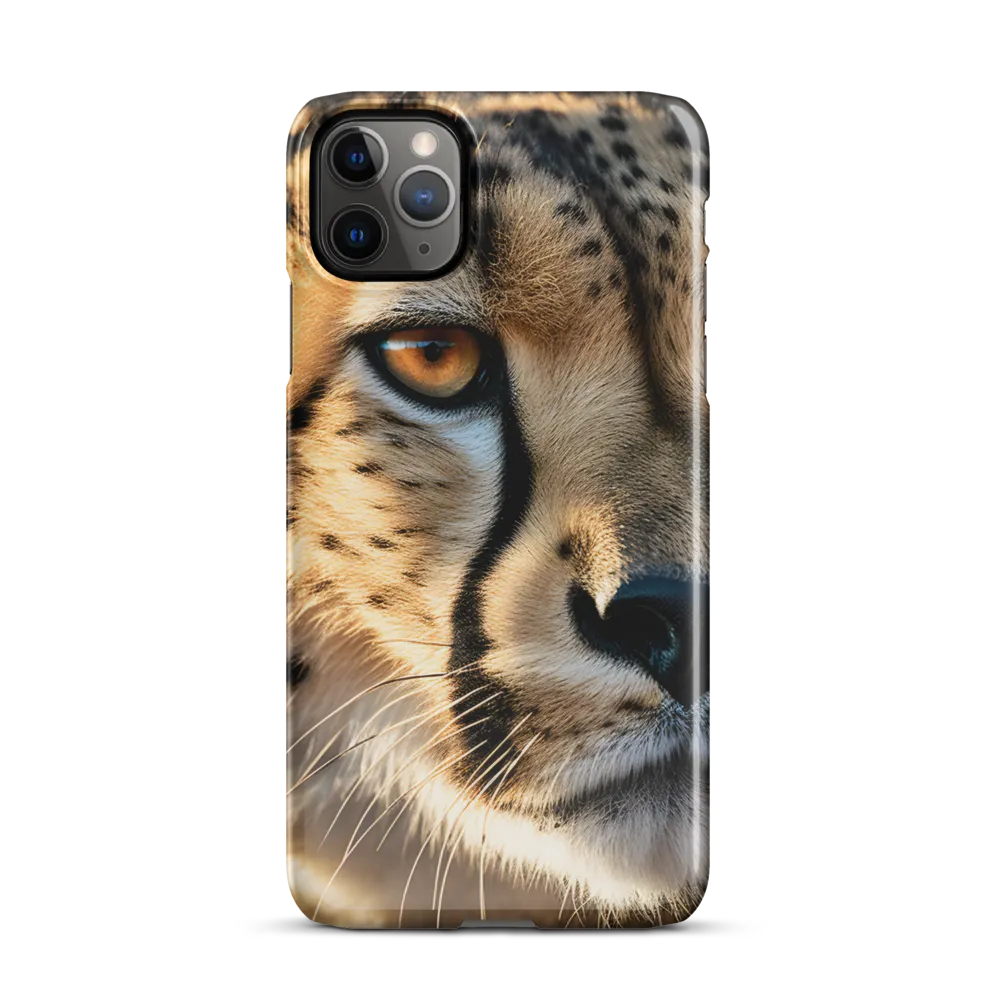 The Intense Gaze of the Cheetah | Phone Case |  11 Pro Max | Snap Case | Glossy