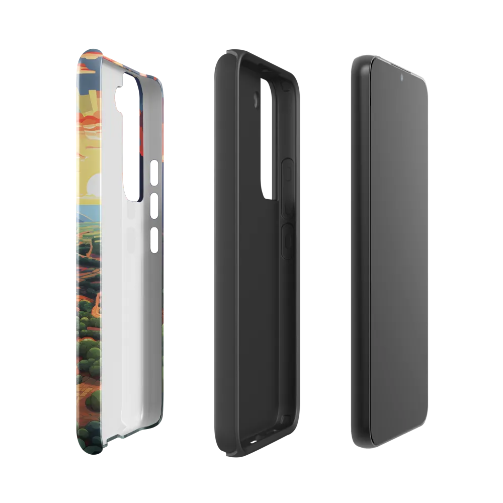 Desert Serenity at Dusk | Phone Case |  S22 | Tough Case | Glossy