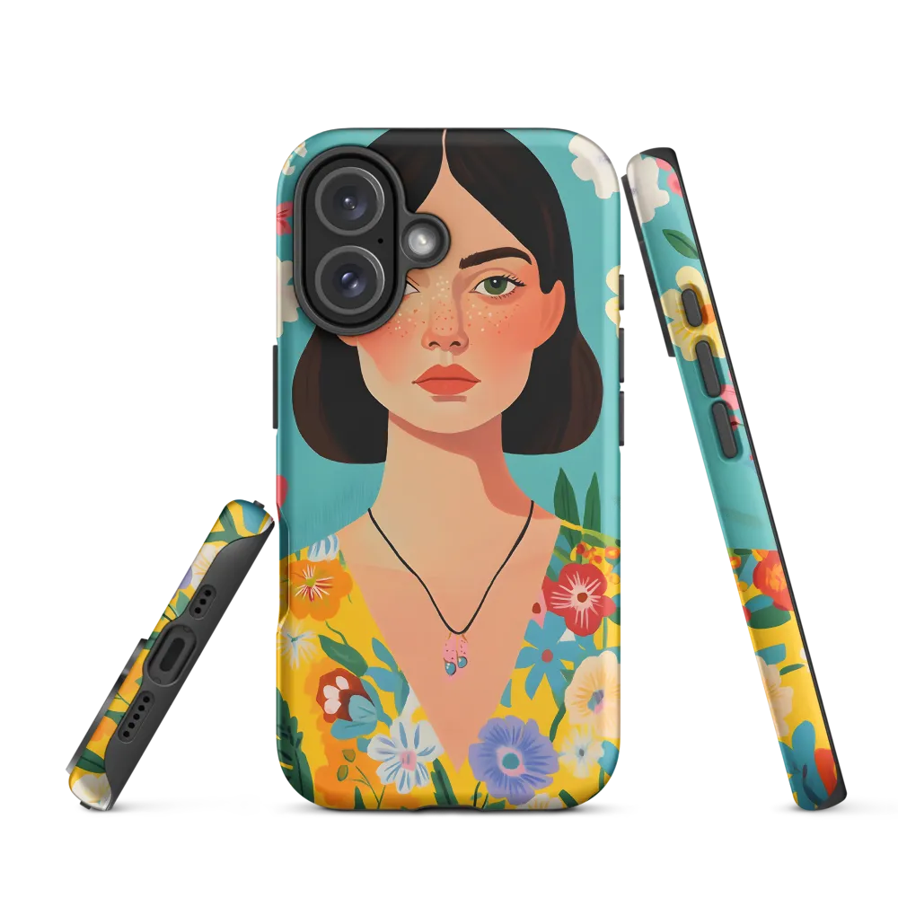 Embracing Nature: A Portrait of Serenity | Phone Case