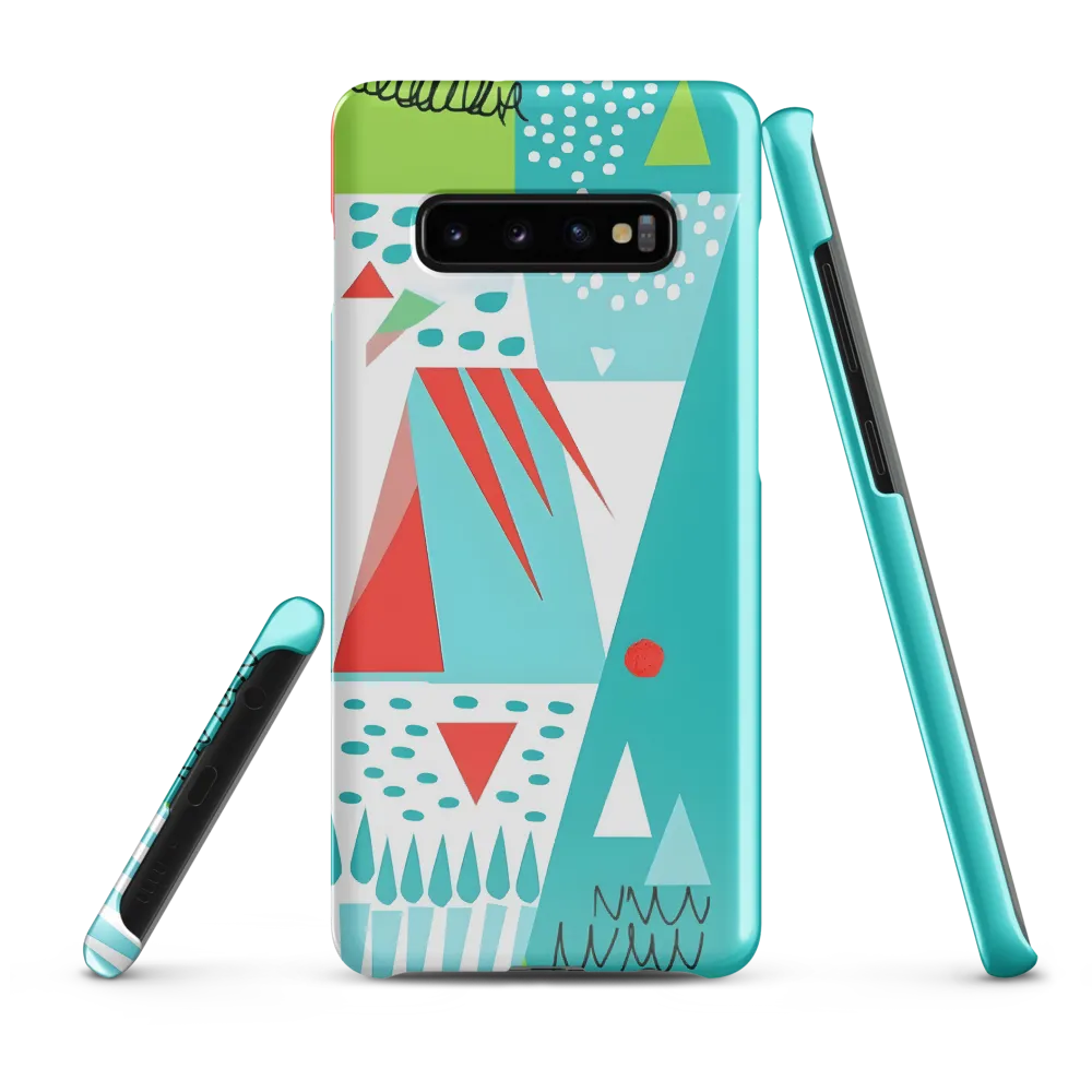 Dynamic Geometric Harmony | Phone Case |  S10 Plus | Snap Case | Glossy