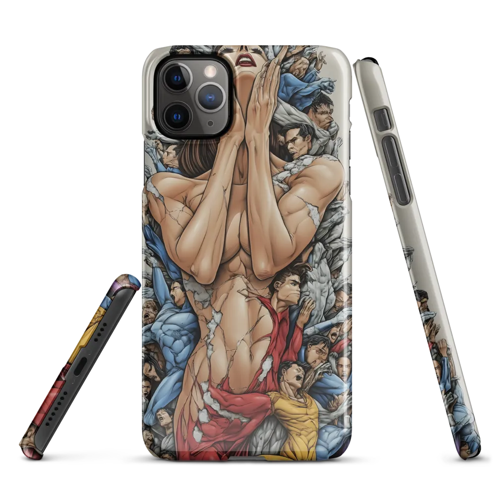 Breaking Free: A Surreal Struggle | Phone Case |  11 Pro Max | Snap Case | Glossy