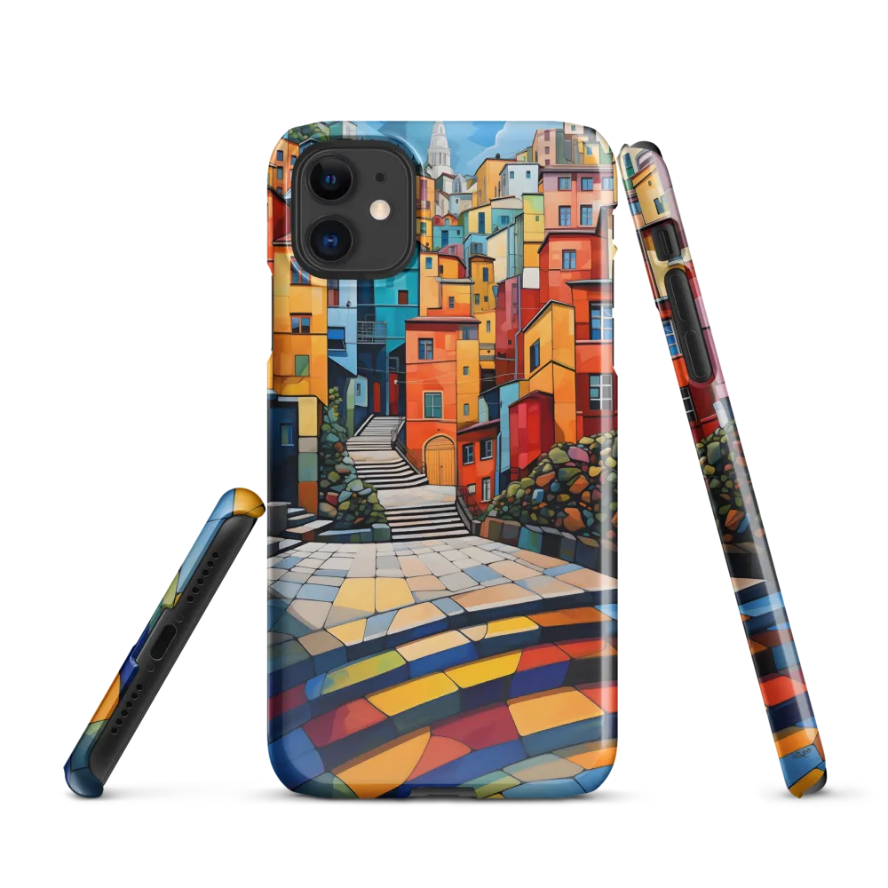 Vibrant Village: A Cubist Journey