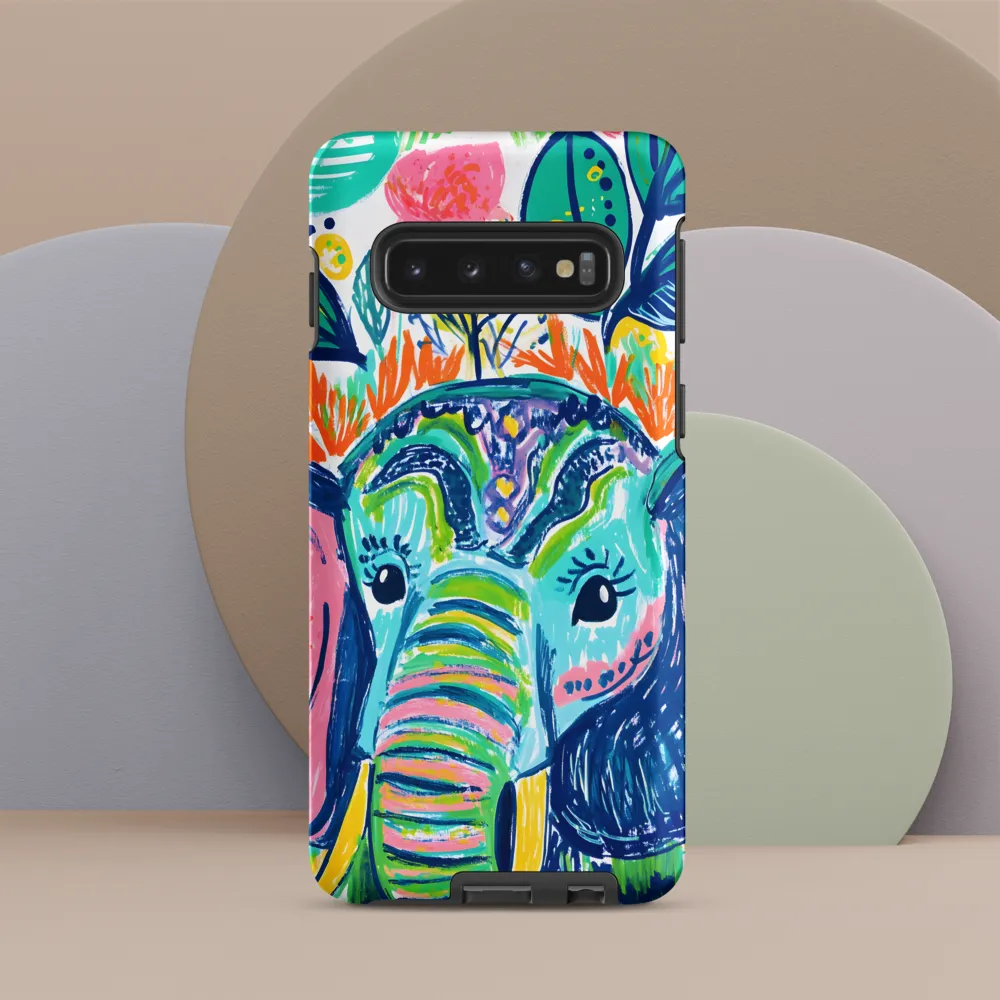 Whimsical Elephant Portrait