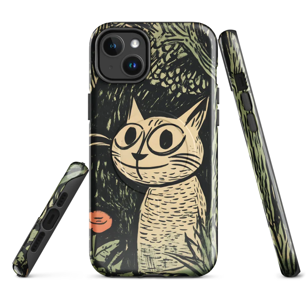 Whimsical Cat in the Forest