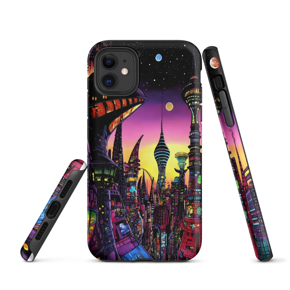 Futuristic Cityscape at Dusk