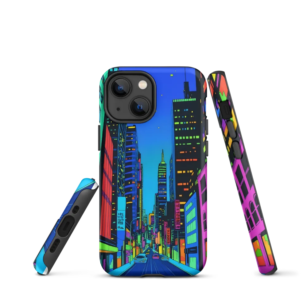 Neon Dreamscape: A Futuristic City at Dusk
