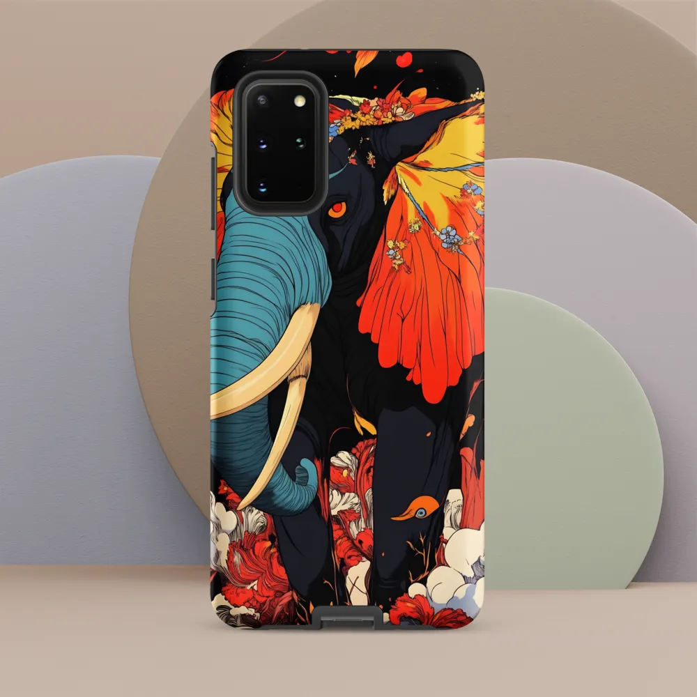 Majesty of the Floral Elephant | Phone Case |  S20 Plus | Tough Case | Matte