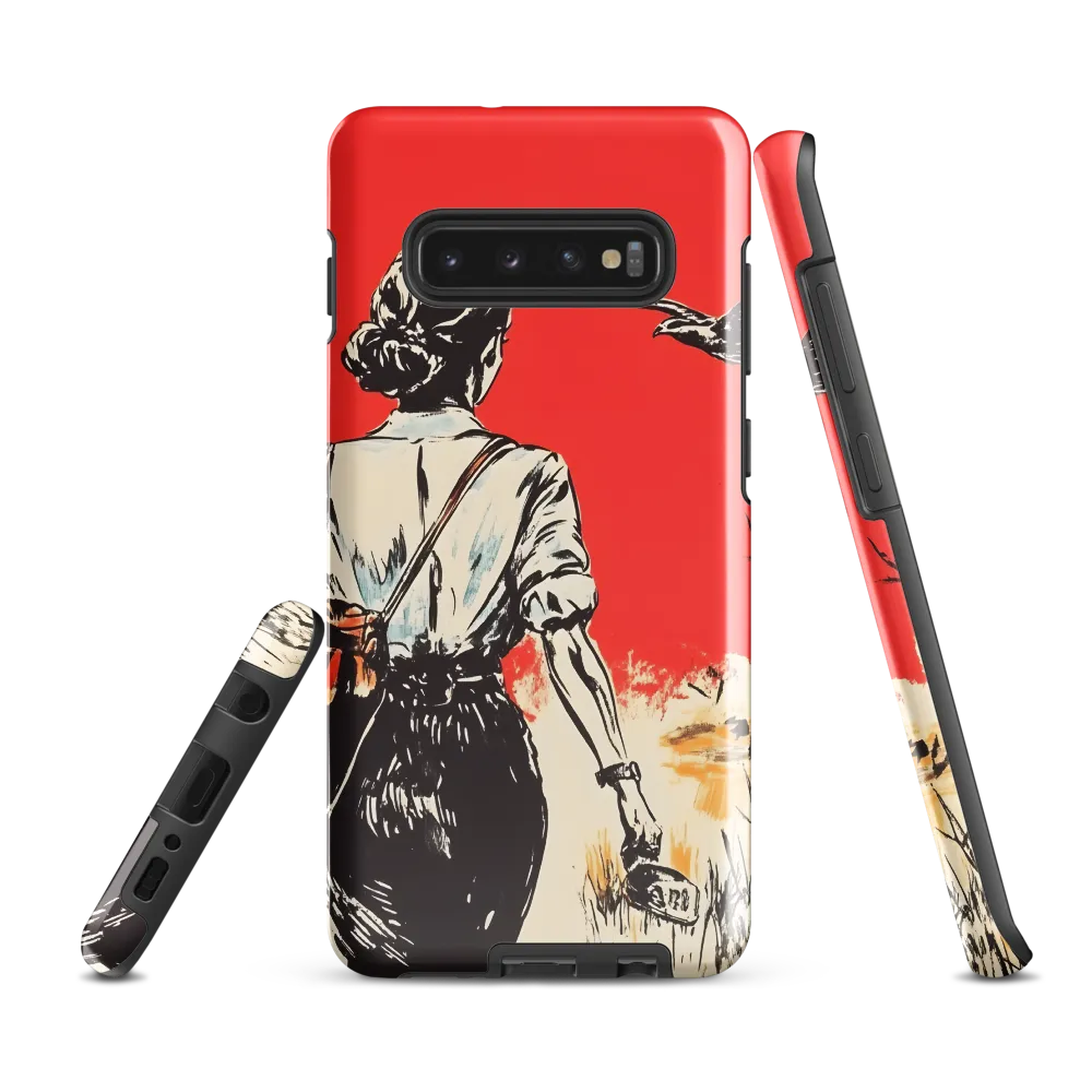 Journey Beyond the Horizon | Phone Case |  S10 Plus | Tough Case | Glossy