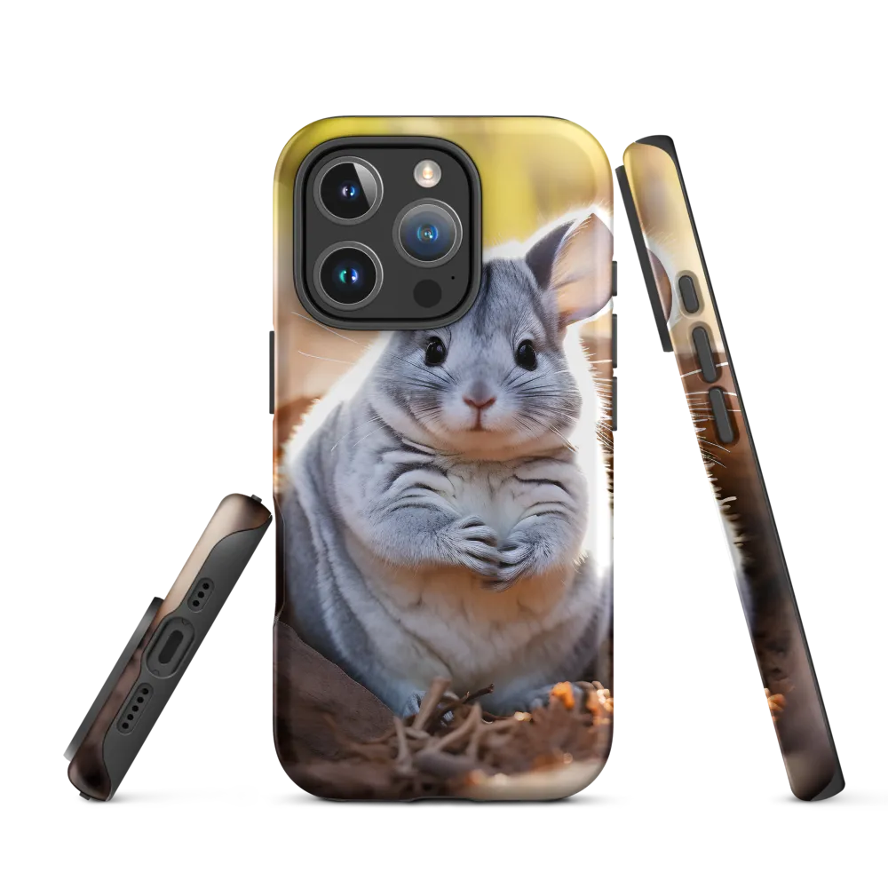 Gentle Whispers of Nature: The Chinchilla | Phone Case |  16 Pro | Tough Case | Matte