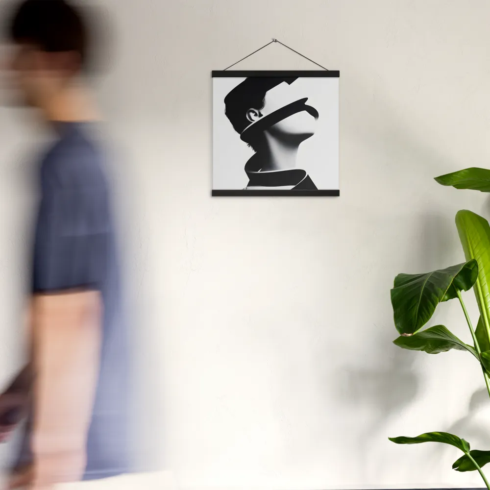 Entwined Identity | Poster With Black Wood Hanger | 16″×16″